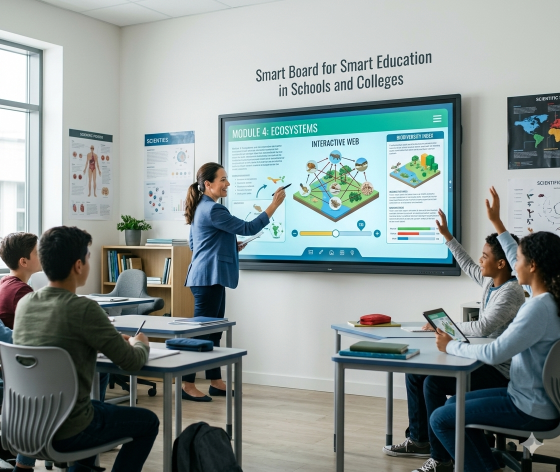 Smart Board for Smart Education in Schools and Colleges