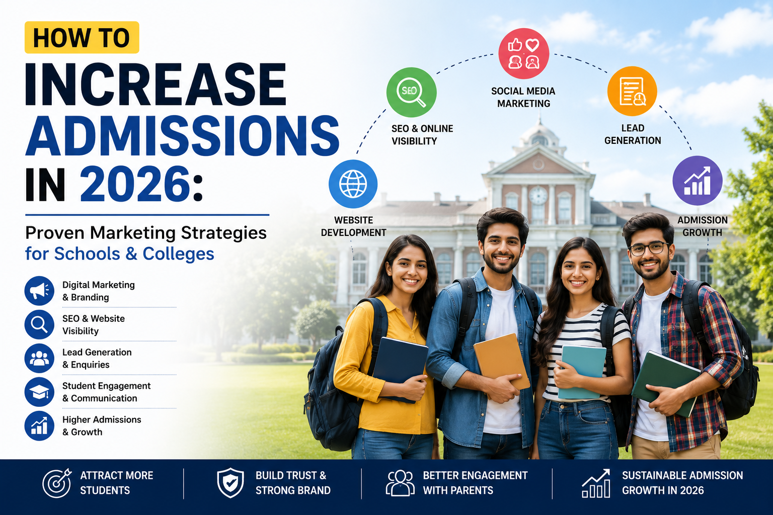 How to Increase Admissions in 2026: Proven Marketing Strategies for Schools & Colleges